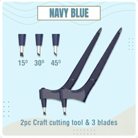 2 Navy With 3 blades
