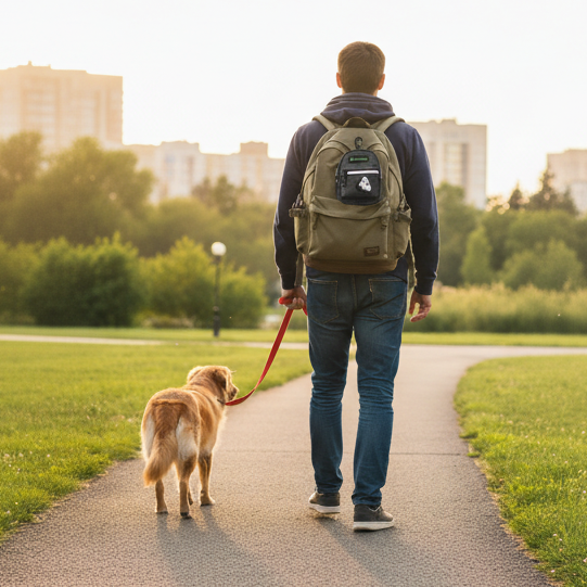 Pawsome Pulse Dog Walk Treat & Poop Bag Pouch