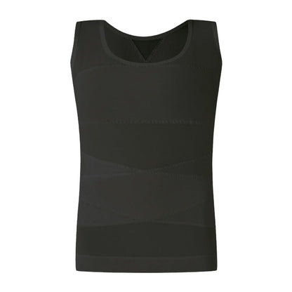 Sculpt Your Physique: Breathable Men's Mesh Compression Vest